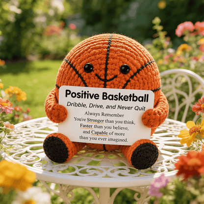 ⚽ Positive Soccer Buddy|Handmade Crochet Encouragement Gift 💚