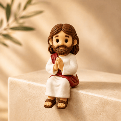 🎁LAST DAY 50% OFF- ✝️🙏 Jesus Shelf Sitter Figurines – 5 Meaningful Poses ❤️ Christian Faith Desk & Shelf Décor 🎁