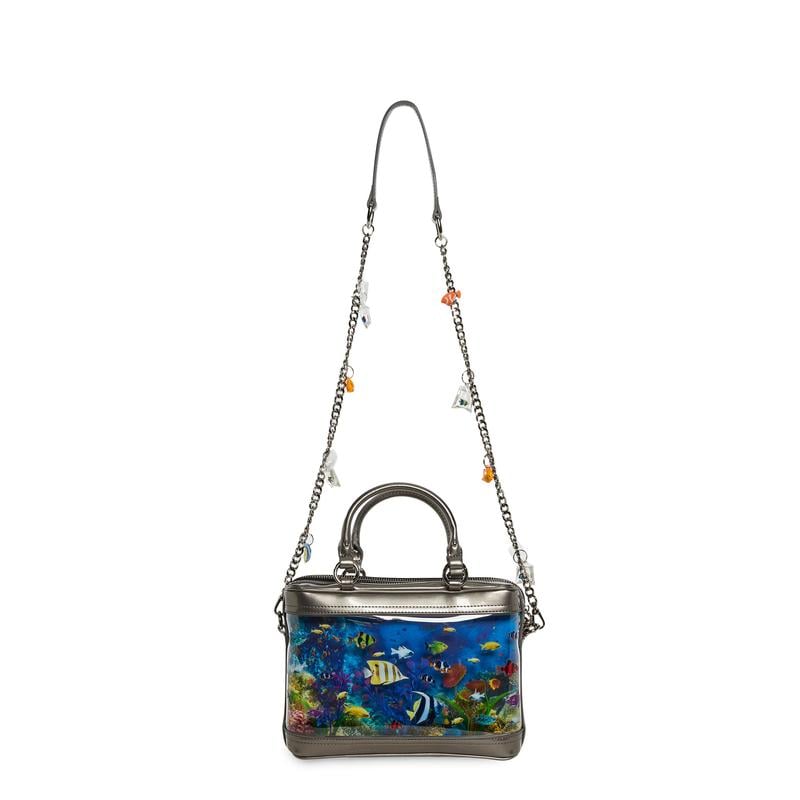 3D Tropical Aquarium Handbag – Convertible Crossbody & Top-Handle Purse