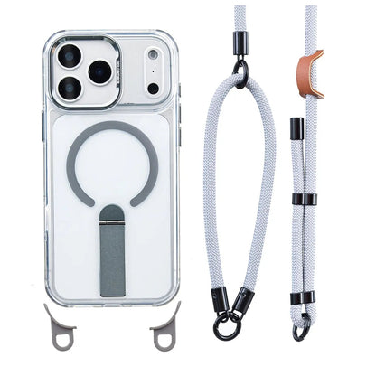 MagSafe Smartphone Case with Detachable Crossbody Neck Lanyard Strap