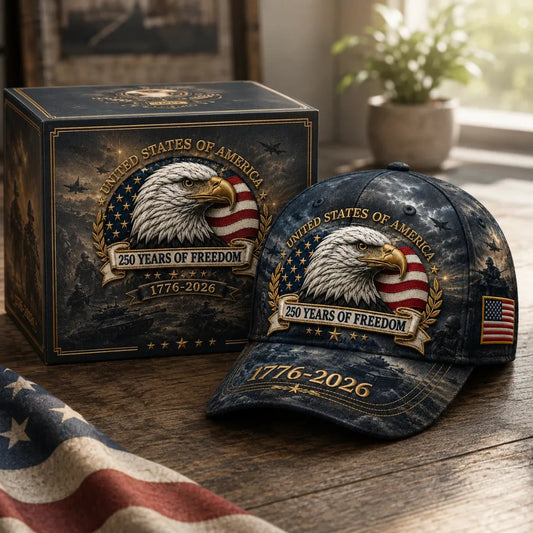 ✨250 Years of Freedom Eagle Cap❤️A proud tribute to America’s strength, sacrifice, and enduring spirit