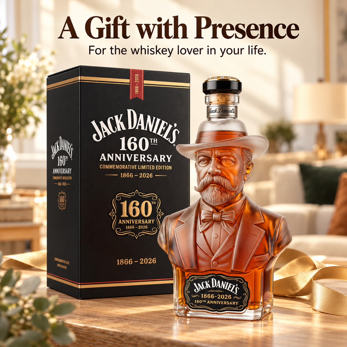 Jack Daniel's 160th Anniversary Whiskey Bottle（1866 - 2026）