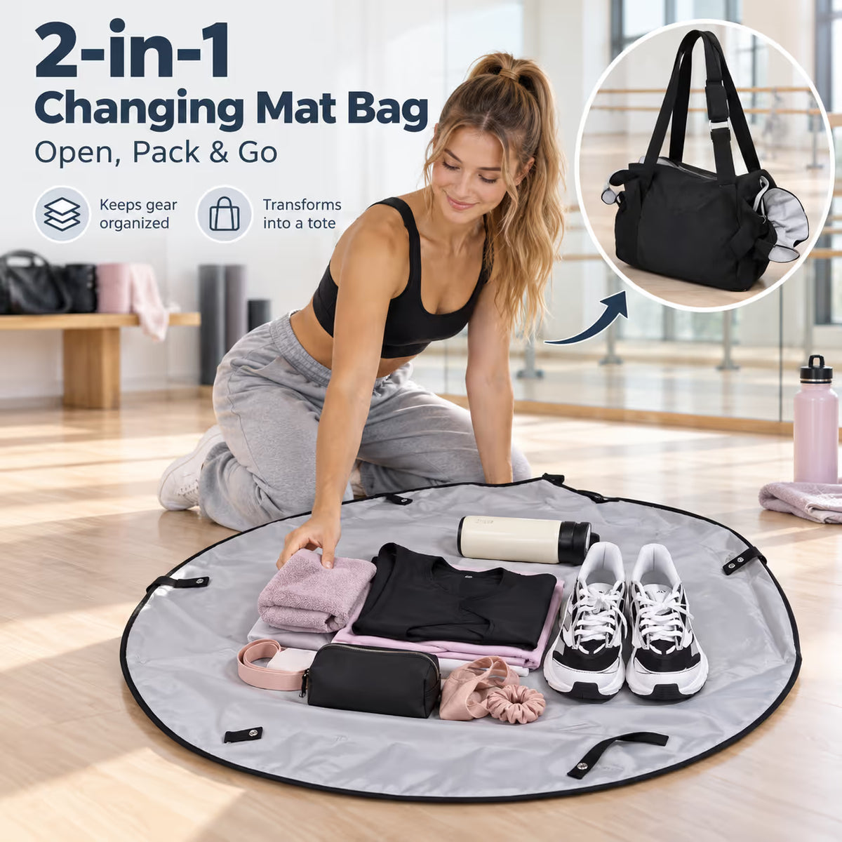 2-in-1 Changing Pad Tote Bag🎒