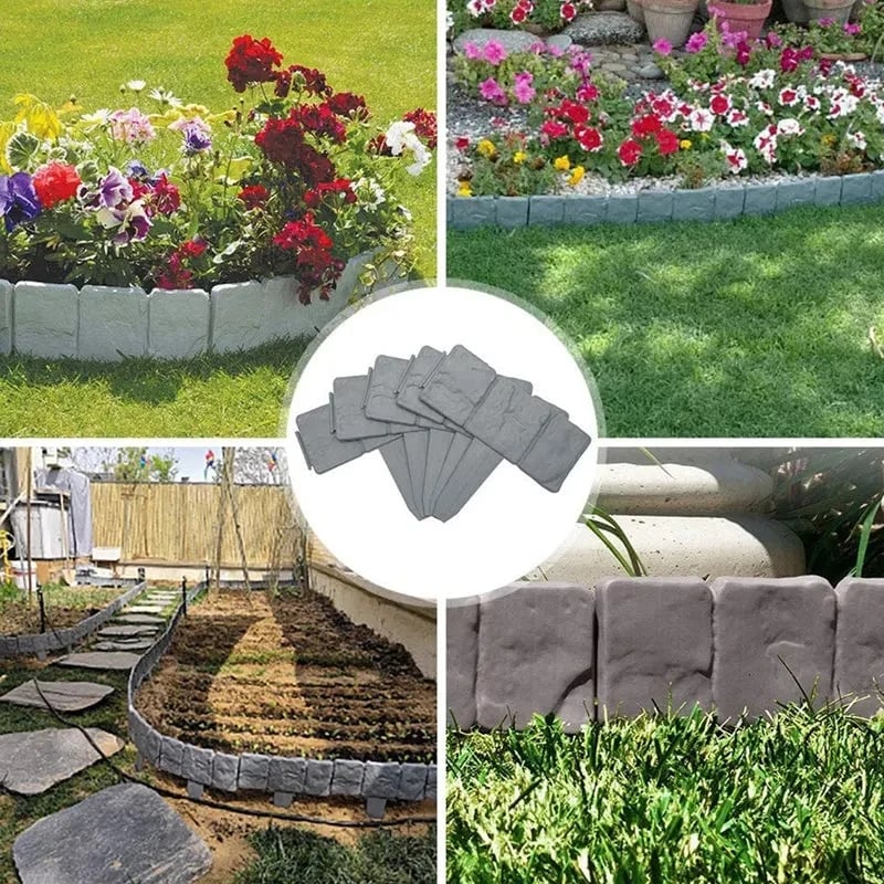 Faux Stone Garden Edging Border! ♻️