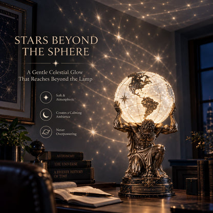 🌍 Atlas Illuminated World Sphere Lamp🌌