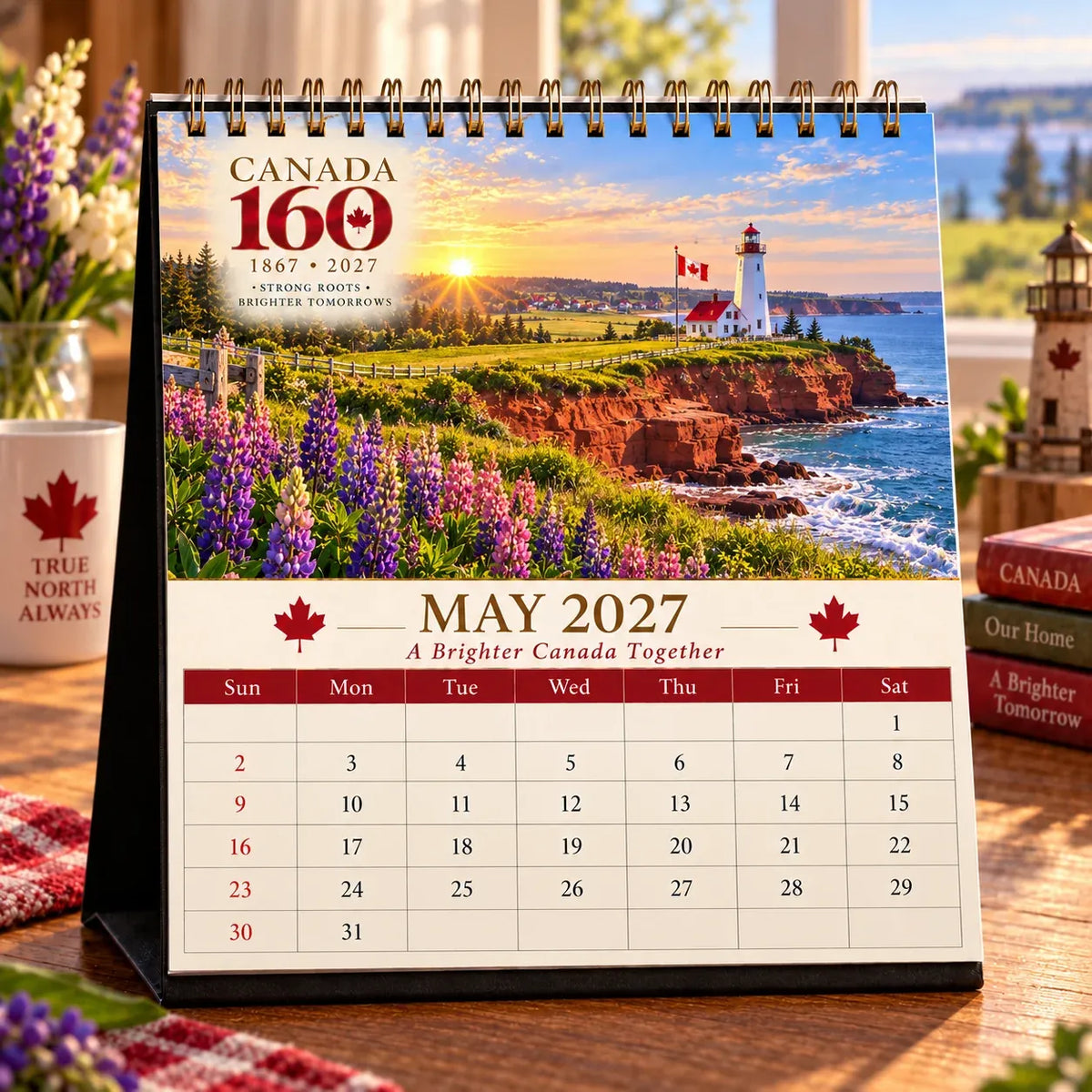 🍁🇨🇦 2027 Canadian Scenic Calendar – 12 Months of Beautiful Coast-to-Coast Views