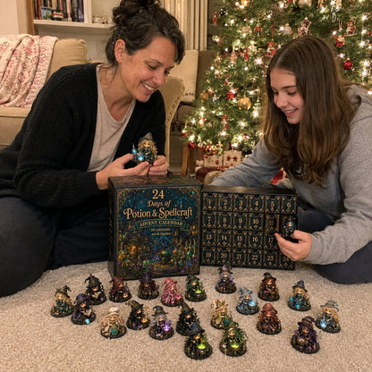 🧙‍♀️ LAST DAY 49% OFF – 24 Days Of Witchy Surprises Advent Calendar | 24 Unique Collectible Witches with Magical Themes, Mini Figures & Fantasy Display Collection ✨
