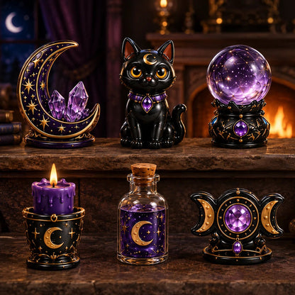 🔮 2026 Crystal Witch Advent Calendar | 24 Days of Mystical Miniatures, Crystal-Inspired Surprises & Witchy Fantasy Charm ✨