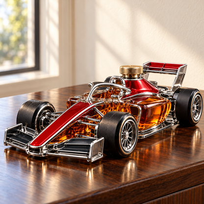 Open-Wheel Racing Car Whiskey Decanter – Collector Bottle & Gift for Motorsport Fans