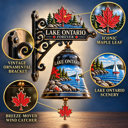 🍁 Lake Ontario Forever Hanging Bell 🔔