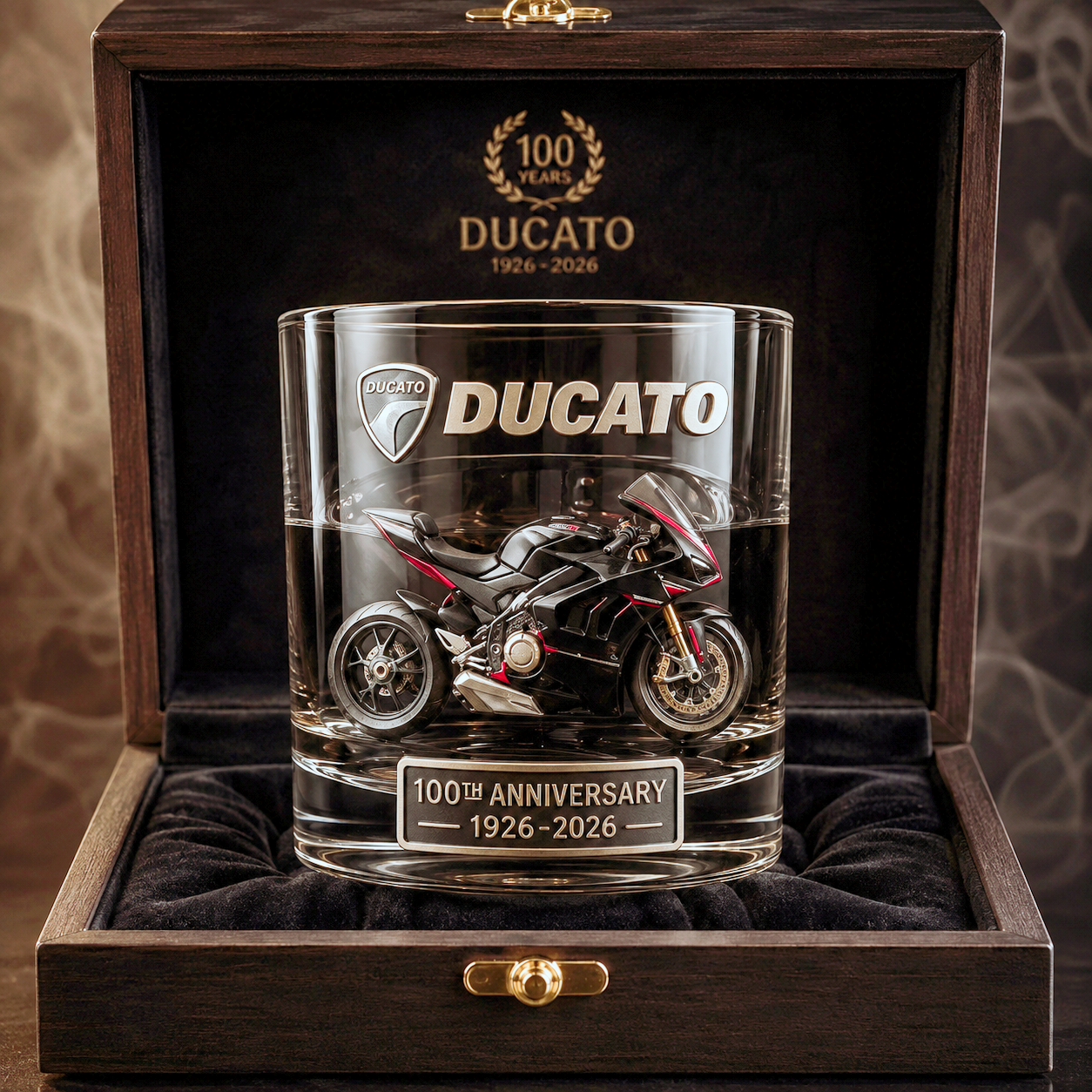 🍺Ducati 100th Anniversary Whiskey Glass
