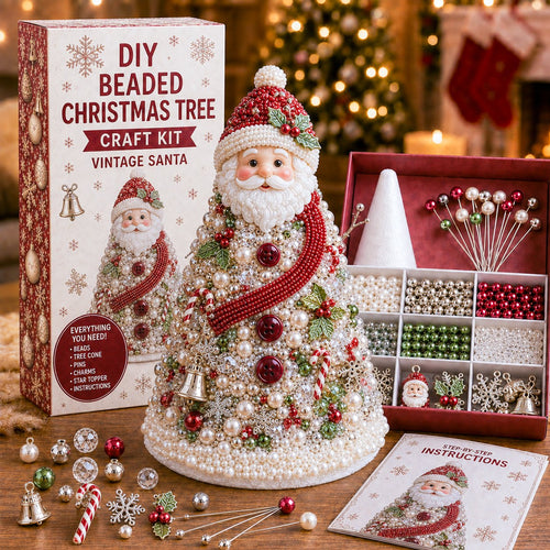 🎄 DIY Beaded Christmas Tree Craft Kit