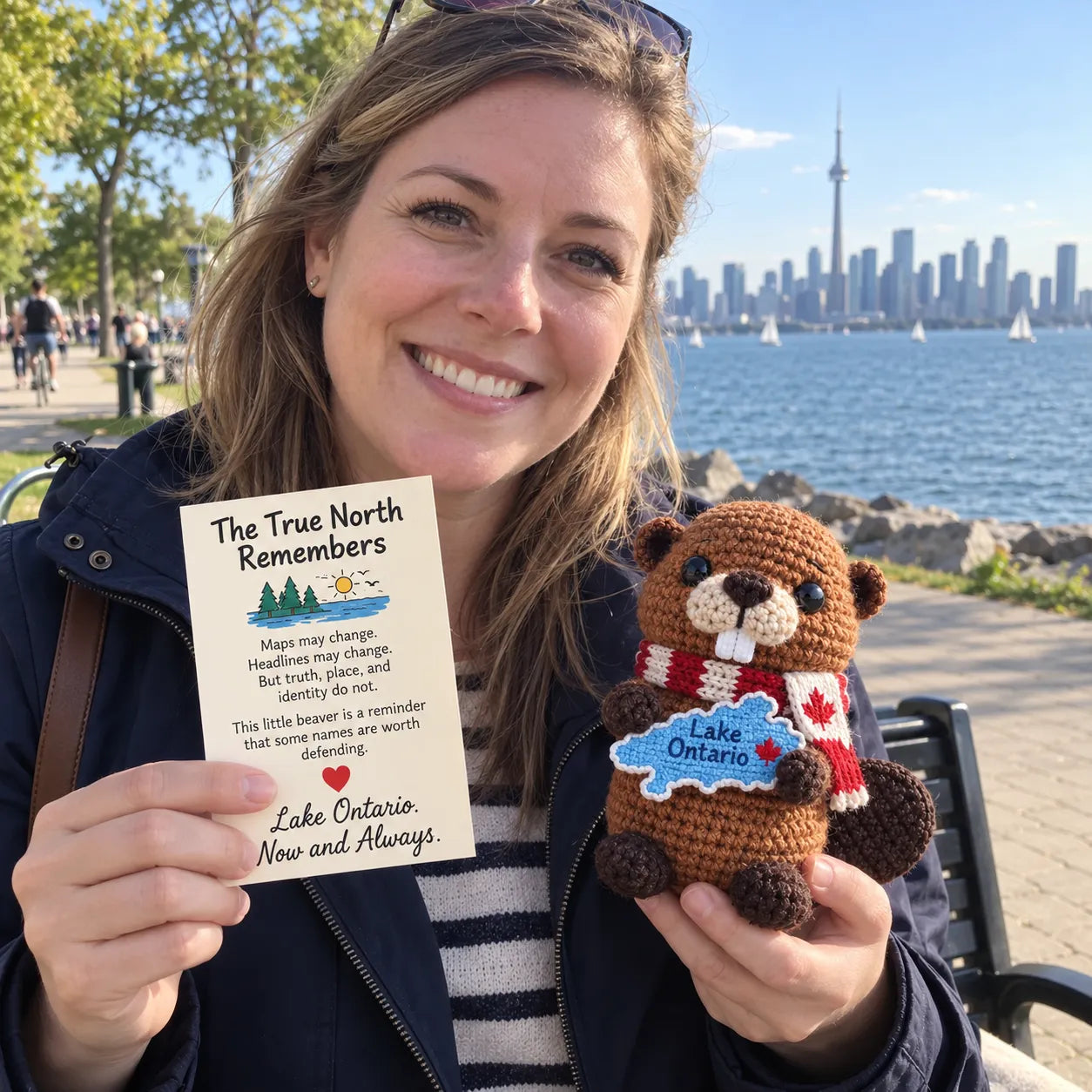 ⏳ Last Day 49% OFF – 🦫 Lake Ontario Emotional Support Beaver Crochet Keepsake | 5 Canadian-Inspired Personalities with Matching Message Cards for Cottage Families, Lake Lovers & Meaningful Gifts 🍁