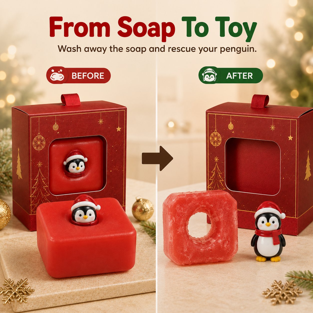 🛁 Christmas Surprise Soap