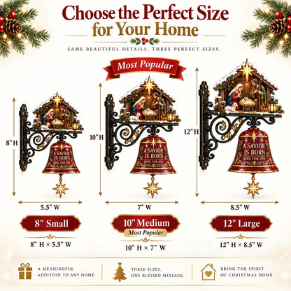 ✨ Jesus Nativity Christmas Door Bell
