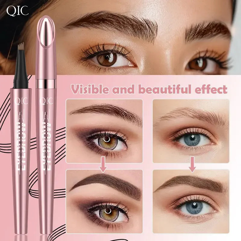 🎁Buy 1 Get 1 Free✨Waterproof Micro-Fork Eyebrow Pencil, Long-Lasting Brow Pen for Natural Hair-Like Strokes