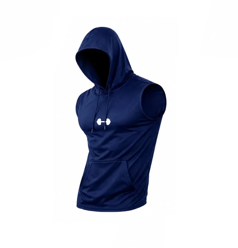 Quick-Dry Cooling Hooded Sleeveless Tops