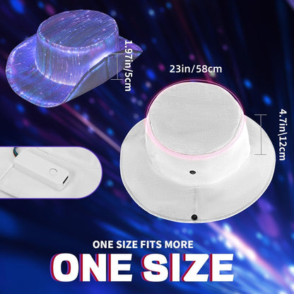 LED Light Up Cowboy Hat
