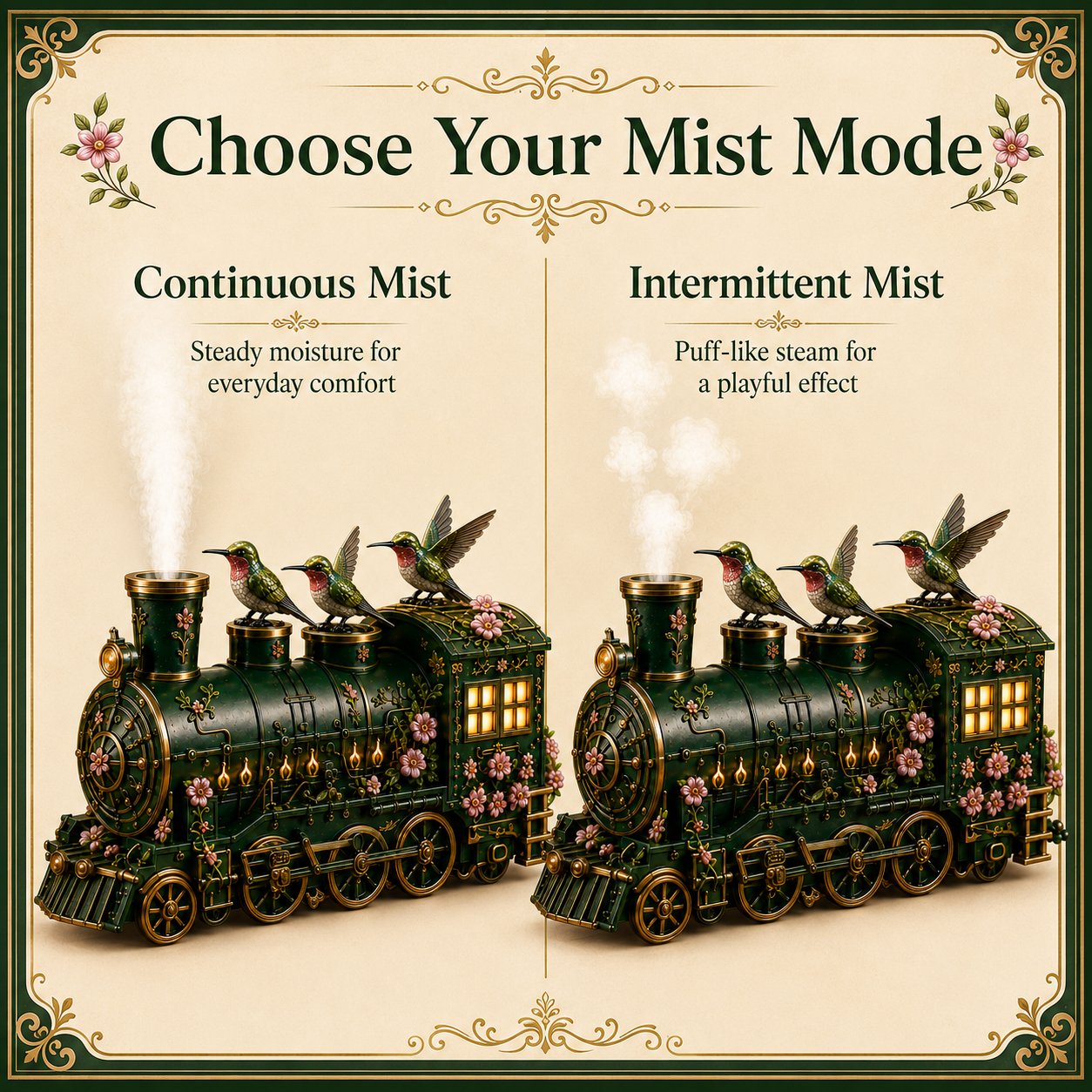 🔥Last Day 49% OFF🚂 Hummingbird Train Diffuser