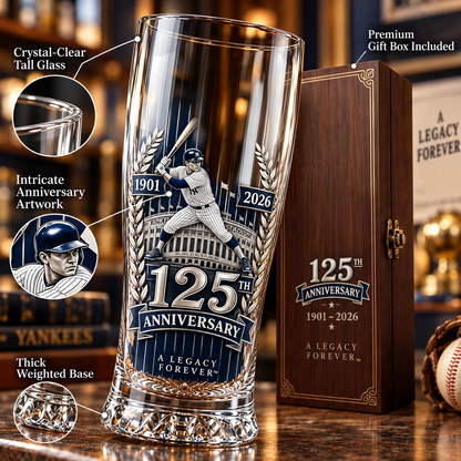Let’s Go Tribe! 125th Anniversary Commemorative Pint Glass