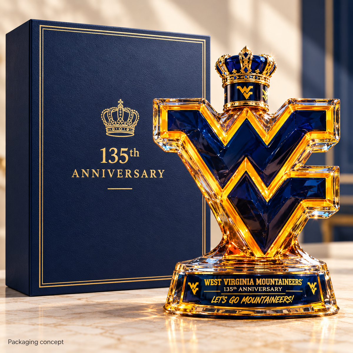 135th Anniversary Whiskey Bottle