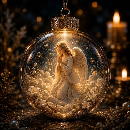 🔥🎁⏳ Last Day 49% OFF – ✝️ Illuminated 3D Christian Faith Ornament Collection | Clear Globe with Sacred Figures, Warm Golden Glow & 8 Meaningful Designs ✨