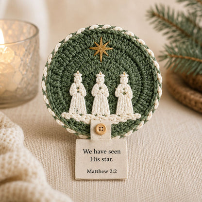 Nativity Crochet Coaster DIY Kit