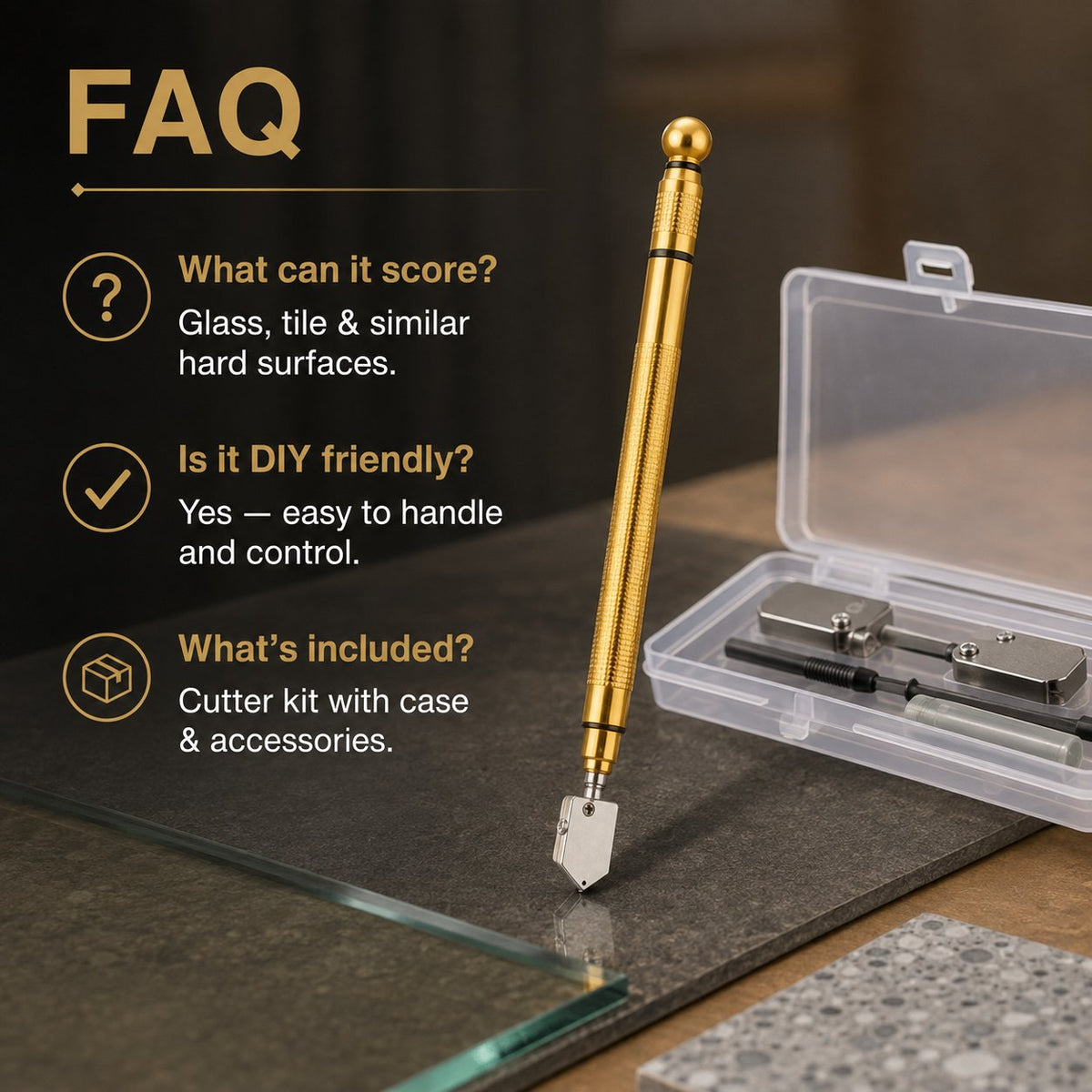 🔧🎯 Handheld Precision Scoring Cutter – Compact Tool for Glass, Ceramic & Porcelain Projects