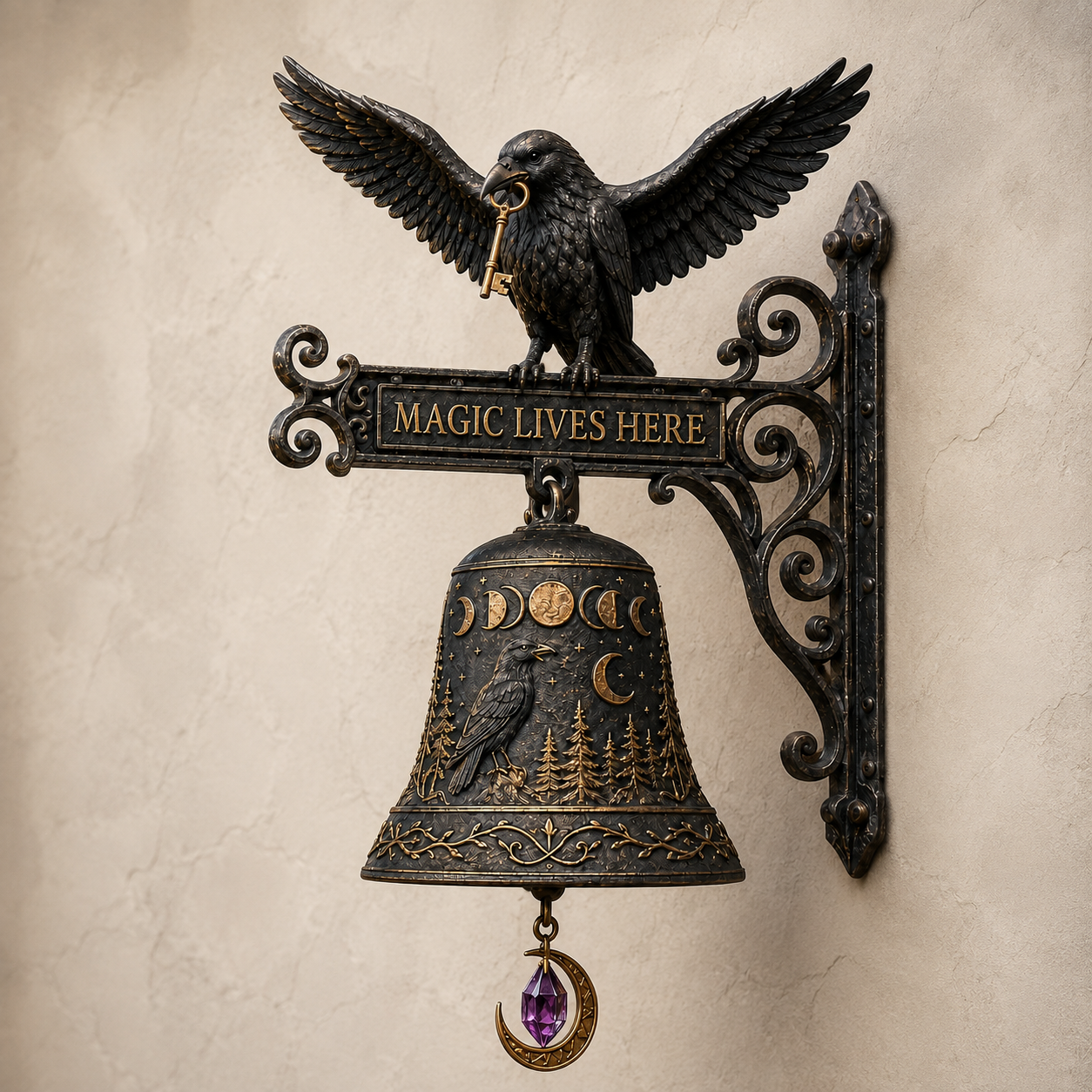 🐦‍⬛Enchanted Raven Academy Bell🔔