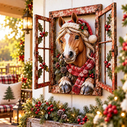 🎄🪟 Vintage Christmas Funny Window😆