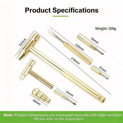 🛠️6 in 1 Mini Multifunction Hammer & Screwdriver Hand Tools Ideal