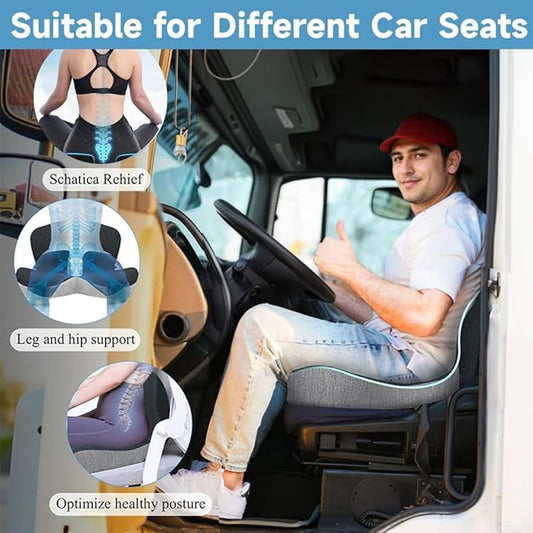 Non-Slip Memory Foam Seat Cushion