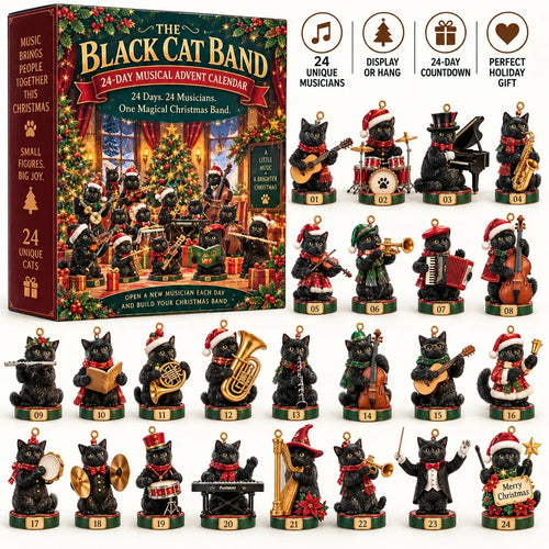 🐈‍⬛ Black Cat Band Advent Calendar | 24 Unique Musical Cat Keepsakes 🎵