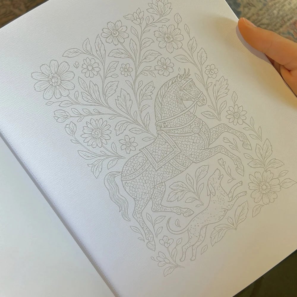 Beginner-Friendly💕Ink Tracing: A Therapeutic Reverse Coloring Experience📚(Deluxe Edition)