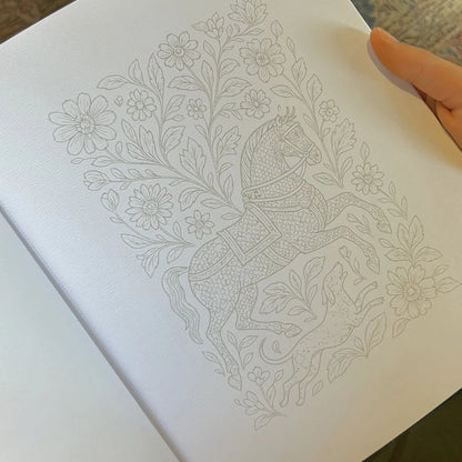 Beginner-Friendly💕Ink Tracing: A Therapeutic Reverse Coloring Experience📚(Deluxe Edition)