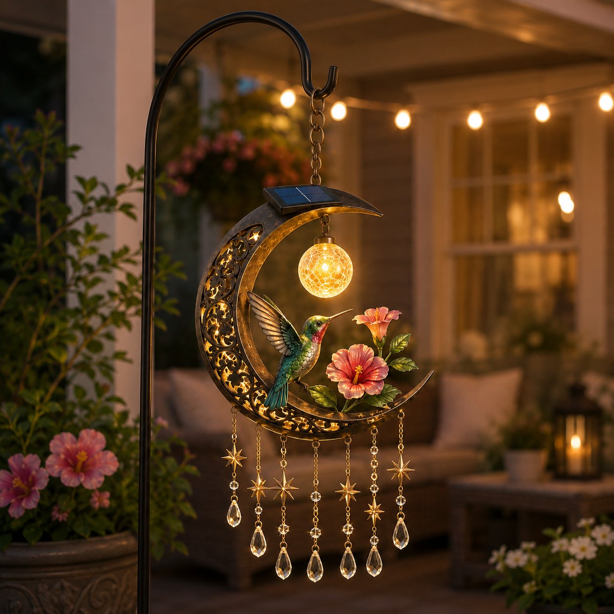✨Enchanted Moon Solar Garden Lights-A Little Moonlight. A Little Magic. Every Night.