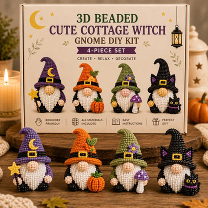 🇺🇸 3D Beaded Patriotic Gnome DIY Kit ✨ Celebrate Freedom With Handmade American Spirit ❤️🤍💙