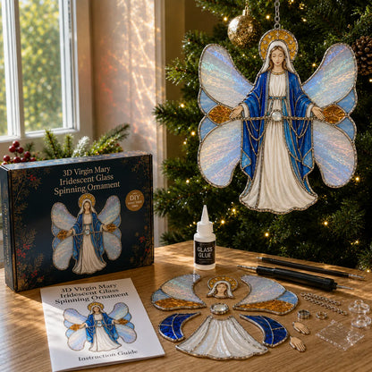 ⏳ Last Day 49% OFF – ✝️ Beginner-Friendly 3D Christian Iridescent Suncatcher DIY Kit | 6 Faith-Inspired Designs with Glass-Style Panels, Metal Frames, Hanging Chain, Tools & Step-by-Step Guide Included 💕