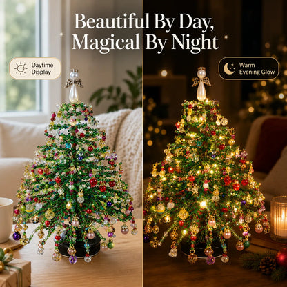 💥🏆 DIY Beaded Christmas Tree Kit – 🎅Create Your Own Sparkling Holiday Decoration