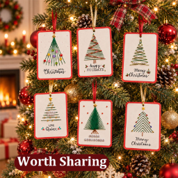 🎄Merry & Bright Christmas DIY Kit (6 pcs)