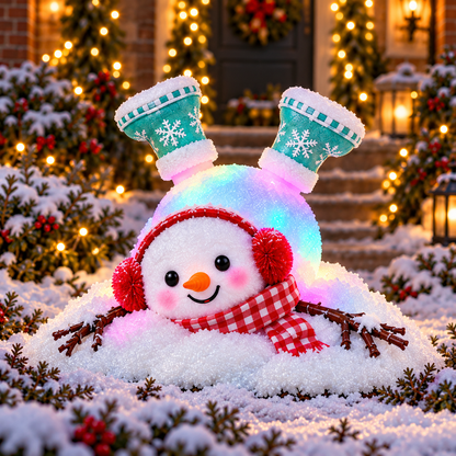 ☃️ Adorable Light-Up Snowmen | 4 Cute Christmas Garden Style 🎁