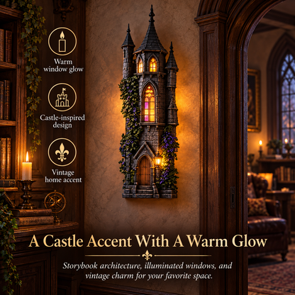 🏰 Gothic Castle Glow Wall Lamp