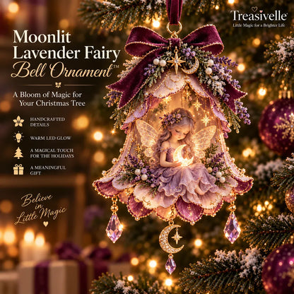 🧚✨ Glowing Fairy Blossom Bell Ornaments – 7 Magical Floral Christmas Designs