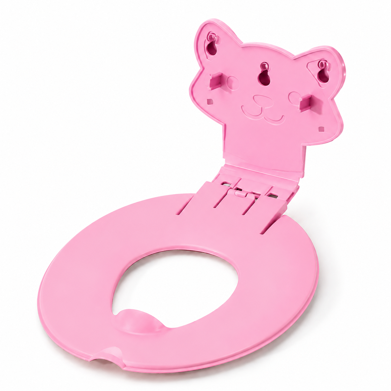🐻🚽 Family Flip-Down Potty Seat – Space-Saving Toilet Trainer for Toddlers