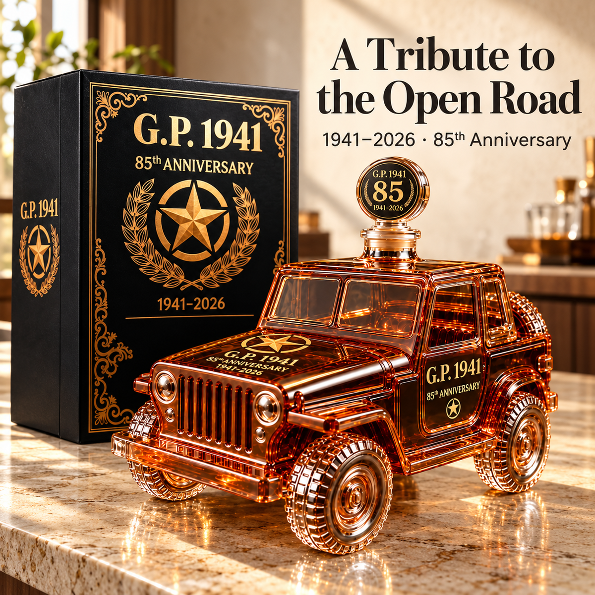 G.P. 1941 85th Anniversary Whiskey Decanter