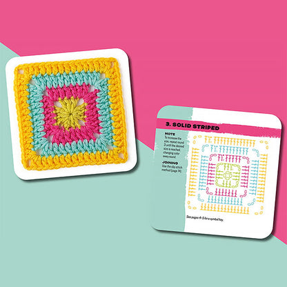 🧶✨ 50-Design Crochet Inspiration Card Set – Portable Stitch, Pattern & Color Guide