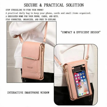 🔥LAST DAY 49% OFF- 👜Women's Touchscreen Sensitive Phone Crossbody Bag