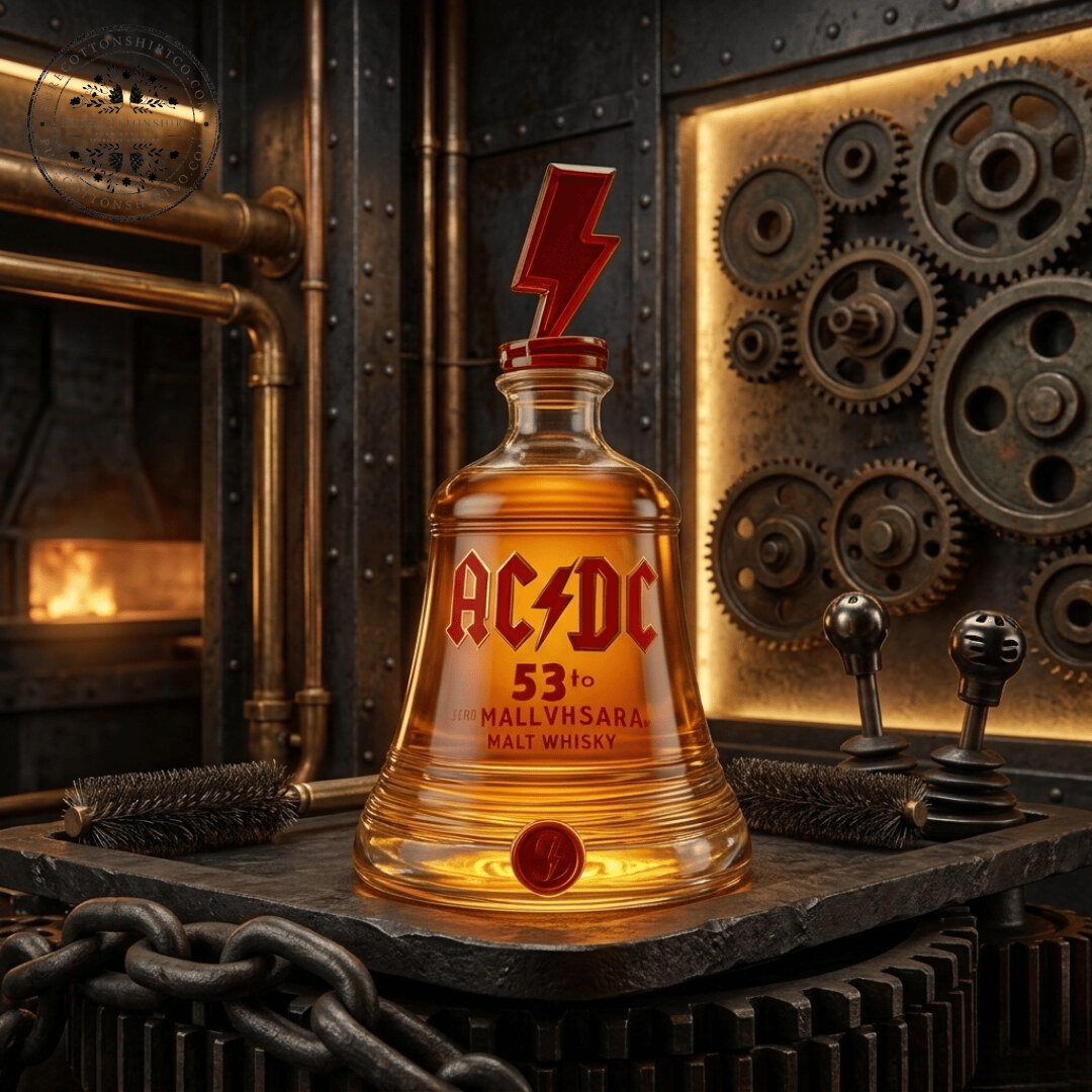 🔔 AC/DC 53rd Anniversary Hell’s Bells Decanter Bottle