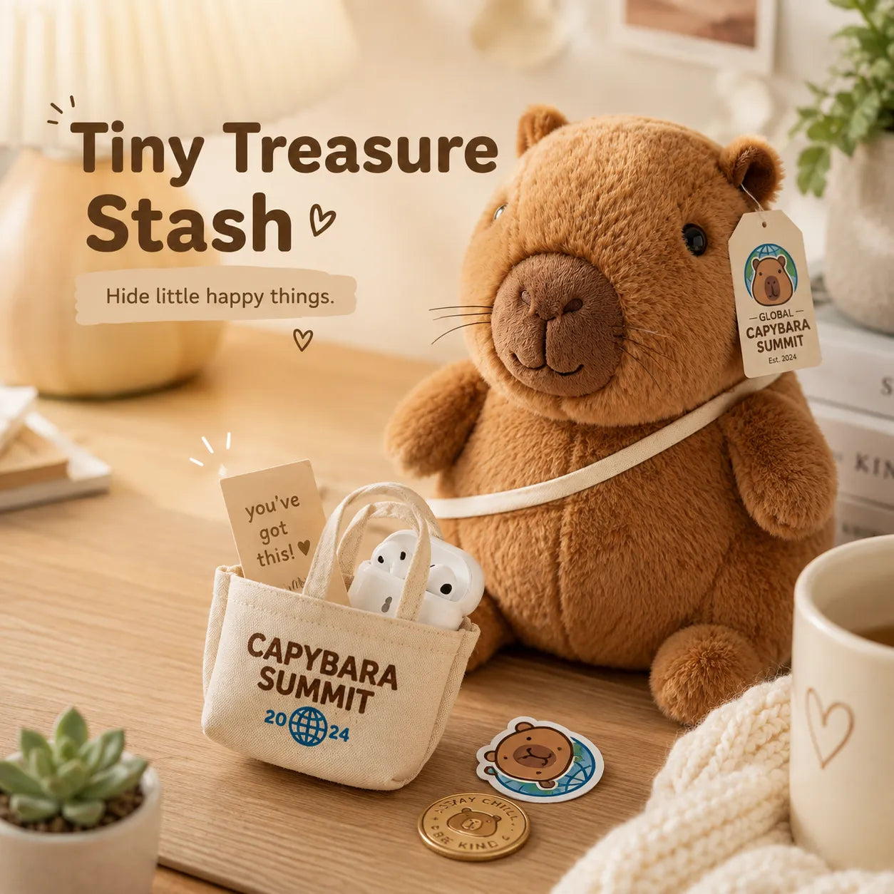🦫Lazy Capybara Relax Summit Plush Toy
