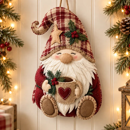 🎄🎅 Retro Holiday Door Charm Collection – Festive Character Hangers for Cozy Christmas Decor